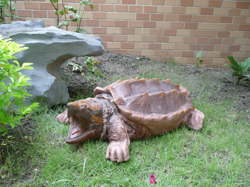 大型鱷龜雕塑模型